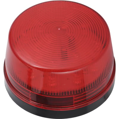 Noodknipperlicht LED Waarschuwingslamp DC12V Rode Lens voor Camper Caravan Vrachtwagen