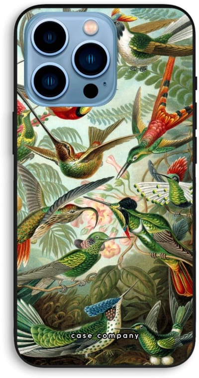 Case Company® - Hoesje geschikt voor iPhone 13 Pro Max hoesje - Haeckel Trochilidae - Biologisch Afbreekbaar Telefoonhoesje - Bescherming alle Kanten en Schermrand