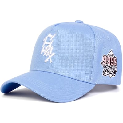 Casquettes de Baseball Unisexes Sox Broderie 9999 Lettres Printemps Automne Chapeau Solaire d'Extérieur Casquettes Trucker Décontractées Réglables white