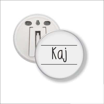 Button Met Clip 58 MM - Kaj