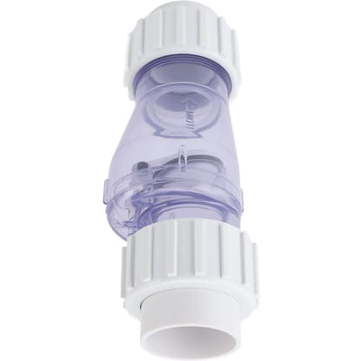 Zwembad Terugslagklep Professioneel 1,5 Inch Transparante Zwembad Terugslagklep Zwembad Apparatuur gray