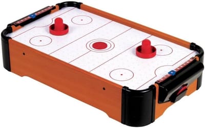 Tafelhockey Spel - Airhockey Tafel - Spelplezier Thuis - Gemaakt Van Hout - 51 x 31 x 11 cm