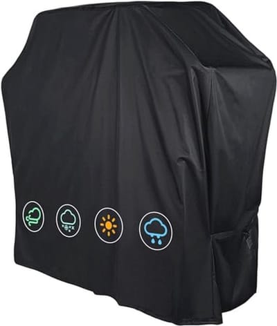 Waterdichte Grillhoes voor Buiten - 147x61x117cm - Universelle BBQ Afdekhoes - UV-bestendig & Winddicht - Sterk 420D Oxford Stof
