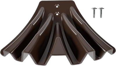 Dakgoot Regenpijp Afleider - Regenwater Omleider - Waterafvoer Tuin - Aanpasbare Oplossing - 12.7x9.6 cm - Koffie