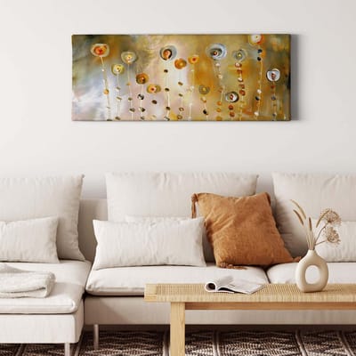 Canvas print DD123249 Golden Eye A.S. Création 1,0 x 0,4 m Goud Kantoor Hal/Gang Keuken Slaapkamer Woonkamer