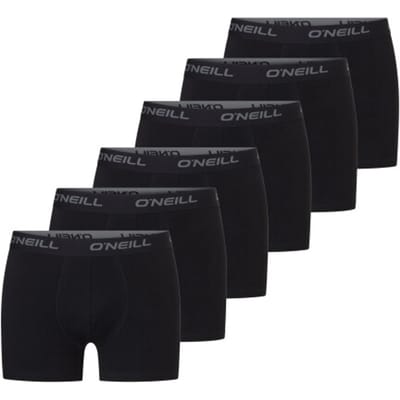 O'Neill Heren Boxershorts Trunks 6-Pack Zwart - Maat L