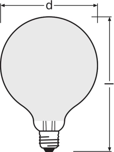 Osram LED Superstar E27 Globe Filament Mat 11W 1521lm - 940 Koel Wit | Beste Kleurweergave - Vervangt 100W