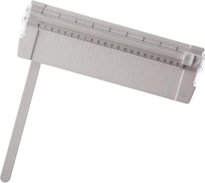 Allecto Plus - Draagbare Papier Cutter voor A4 en A5 Formaat - Scrapbooking Tool - Label en Cardstock Snijder met Fotosnijder