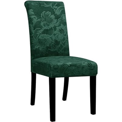 Fluwelen elastische stoelhoezen verwijderbare anti-vuile stoel Jacquard stretch stoelhoezen voor eetkamer keuken hotel 1/2/4/6 stuks 1 PC