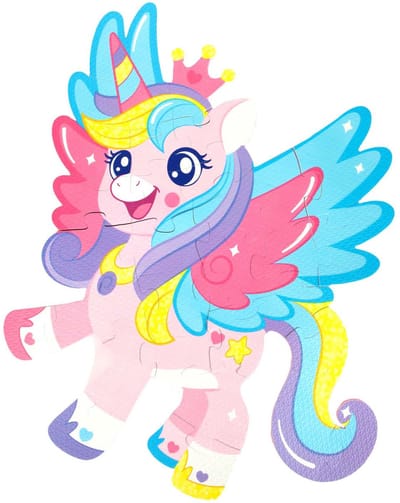 Toi-Toys Little Stars Foam Floor Puzzle Unicorn 36 pcs.