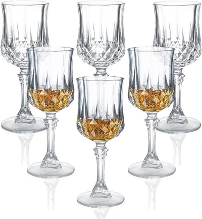CRLYN® Kristallen Wijnglazen - Witte Wijn Glazen - Wijnglazenset