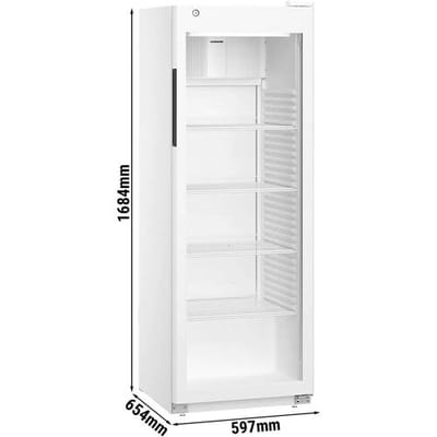 Liebherr Koelkast PERFORMANCE - 347 liter - Kunststof interieur - 1 glazen deur - Wit