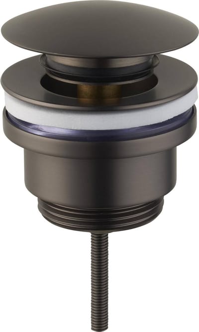 Saqu Move wastafelplug afsluitbaar gunmetal