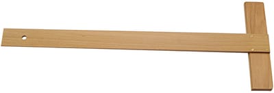 Wonday T-liniaal, 600 mm, hout