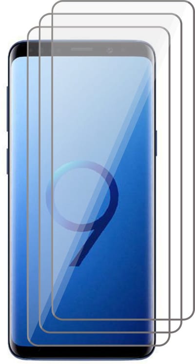 Screenprotector geschikt voor Samsung S9 - Beschermglas Screen Protector - 3 stuks