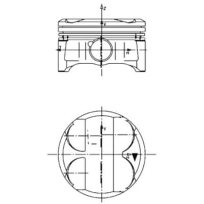 Zuiger KOLBENSCHMIDT 40 086 600