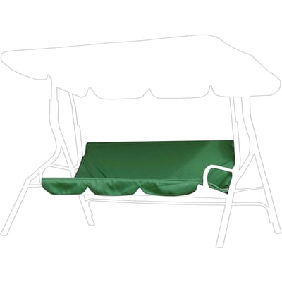 Tuin Binnenplaats Buiten Waterdichte Polyester Taffeta Driezits Schommelstoel Hangmat Zitkussen groen