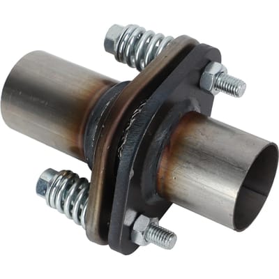 Uitlaat Bolgewricht Gelast Roestvrij Staal Geluiddemper Reparatie Flens Veerbout Gereedschap black