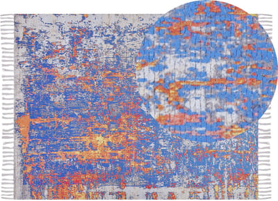 ACARLAR - Laagpolig vloerkleed - Multicolor - 140 x 200 cm - Polyester