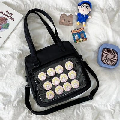 Japanse Stijl Kawaii Itabag Voor Poppen Grote Handtassen Nieuwe Nylon Schooltassen Voor Tienermeisjes Tote Schoudertas JK Crossbody tas