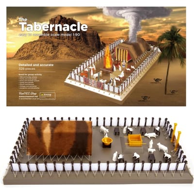 RaoNEE Het Tabernakel Modelbouwkit Les- en Leermiddel Eenvoudig te Monteren Schaalmodel Oude Testament model - - 190 -
