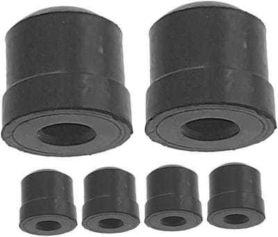 Trombone Slide Pads - Koper Accessoires - Instrument Beschermen - Geluidsreducerend - 6 Stuks - Zwart