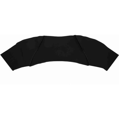 Ademende Sport Schouderbeschermer Warm Houdend Elastische Schouderbeschermer voor Sport black