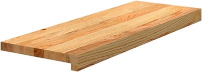 Houten Traptreden - Trapmatten Eiken - Trap Bekleden - Massief Eikenhout - 70 x 25 cm - Lichtbruin