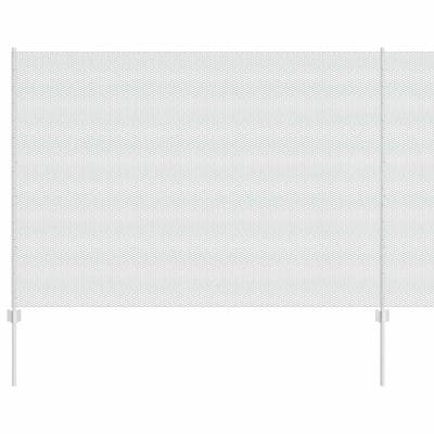 vidaXL - zeshoekig - gaasgek - met - palen - 10 - x - 1,6 - m - Gegalvaniseerd - staal