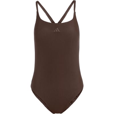Adidas Performance 3-Stripes High Neck 2-Way Straps Peachsoft Badpak - Dames - Zwart