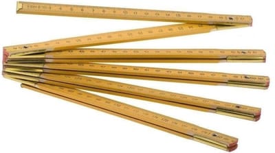 Opvouwbare duimstok - 2 meter - Hout