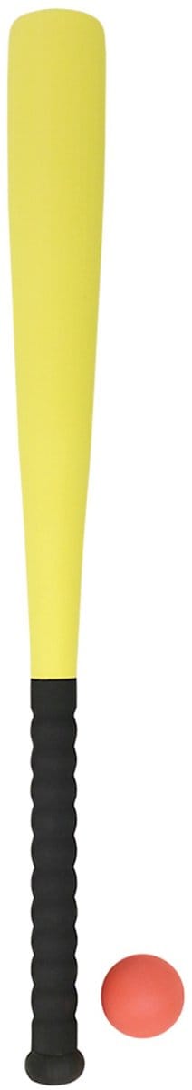 Honkbalknuppel van schuim met bal Amarillo ÚNICA