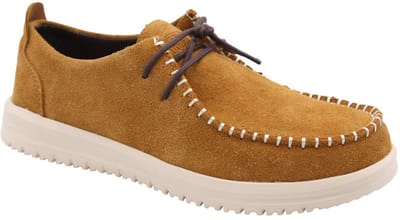 HEYDUDE - Wally NXT Moc Heren Mocassins Suede Spice Brown/Wood Ash - Maat 44