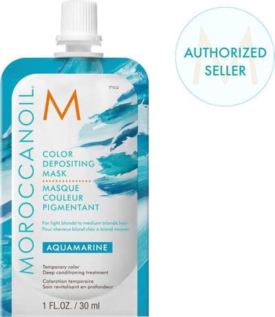 Moroccanoil Color Depositing Mask Aquamarine - Haarmasker - 30ml