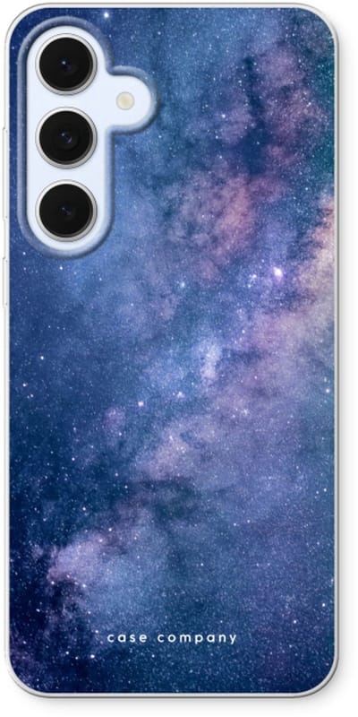 Case Company® - Hoesje geschikt voor Samsung Galaxy S24 FE hoesje - Nebula - Soft Cover Telefoonhoesje - Bescherming aan alle Kanten en Schermrand