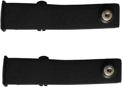 Hartslaggordel Set - Borstband Sensor - Sport Training - Zachte Stoffen - 2 Stuks - Zwart