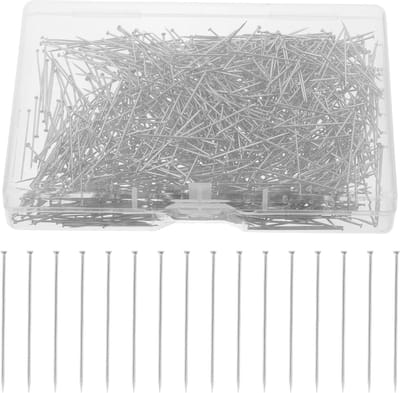 Kopspelden Set - Rechte Spelden - Naaien Quilten - Platte Kop - 1000 Stuks - Zilver