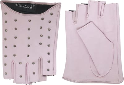Laimböck Zapopan - Leren dames handschoenen zonder toppen Color: Light Pink, Size: 7.5