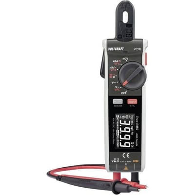 VOLTCRAFT VC-371 Stroomtang Digitaal CAT III 600 V Weergave (counts): 4000