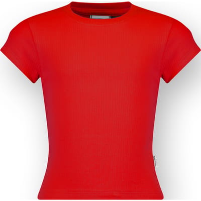 T-shirt Icon-Crop rib tee