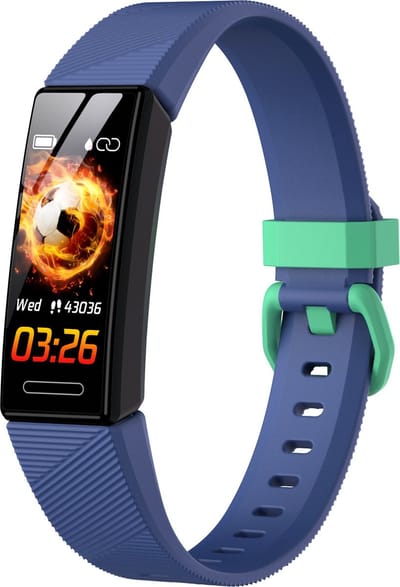 West Watches Smartwatch Stappenteller Kinderen Model Planet - Activity Tracker - Voetbal - Kinderen - Blauw