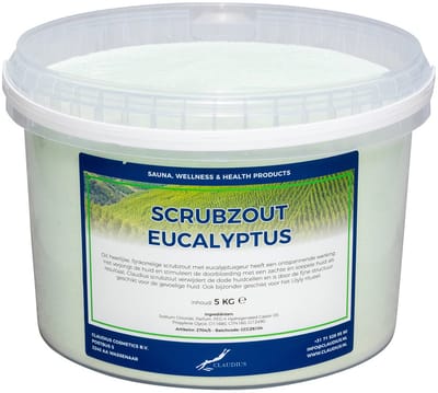 Scrubzout Eucalyptus 5 KG - Hydraterende Lichaamsscrub