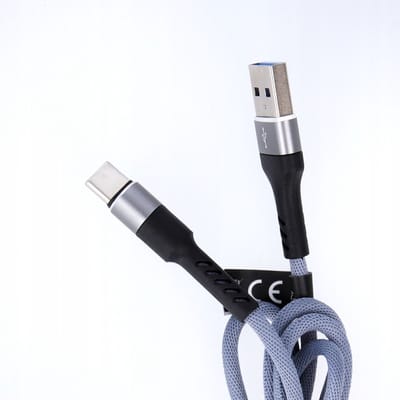 MaXlife OEM001955 USB-kabel 1 m USB A USB C Zwart, Grijs