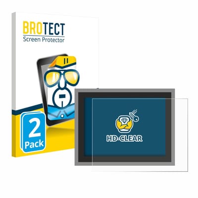 BROTECT - Screenprotector voor Megger MFT-X1 - Folie Beschermfolie transparant 2 Stuks
