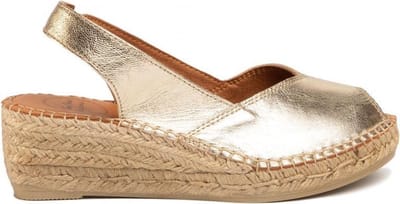 Dames espadrilles - Goud - Bernia-P Plati Toni Pons - Maat 38