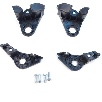 BHL5+BHL6 Support de phare Support de fixation Onglet de réparation Ensemble pour côté gauche droit pour Citroen C4 MK1 LC Coupe MK1 THE 2004-2010 621283 621284