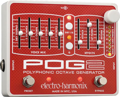 Electro Harmonix POG2 Polyphonic Octave Generator - Effect-unit voor gitaren