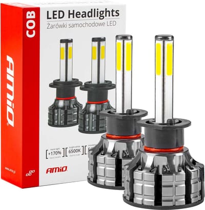 AMiO LED Koplampen COB-serie H1 Dimlichten Wit
