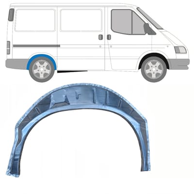 Binnenste reparatiepaneel achter wielkast voor Ford Transit 1986-2000 / Rechts
