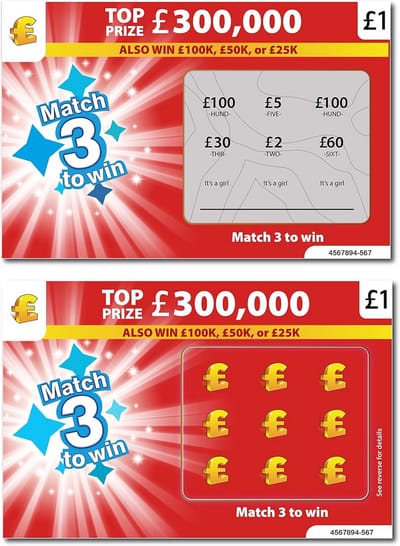 Set van 6 Gender Reveal Scratch Cards - Schrapkaarten voor Baby's Geslacht - Dubbelzijdig bedrukt - Gouden rand - Inclusief schrapmunten